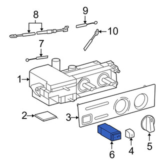 Toyota OE - A/C Control Switch