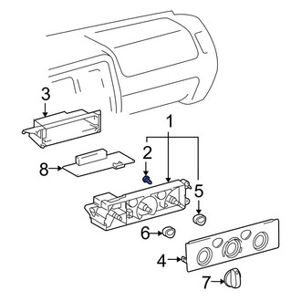 Toyota OE - HVAC Temperature Control Bulb