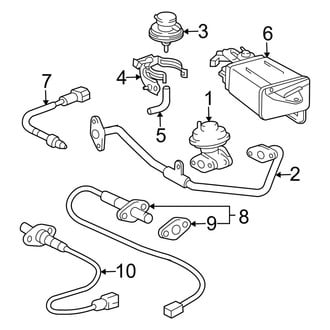 Toyota OE - Emission System - Emission Components (RWD 2.7L)