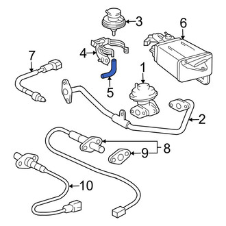 Toyota OE - Exhaust Gas Recirculation (EGR) Tube
