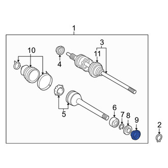 Toyota OE - Front Left CV Joint Splash Shield