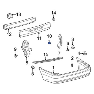 Toyota OE - Rocker Panel Molding Grommet