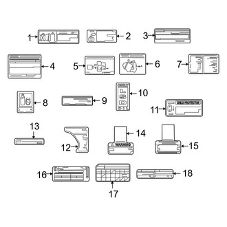 Toyota OE - Information Labels - Labels