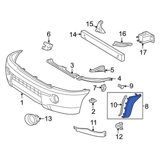 Toyota OE - Rear Left Fender Flare