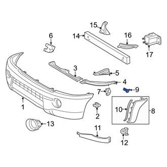 Toyota OE - Spoiler Clip