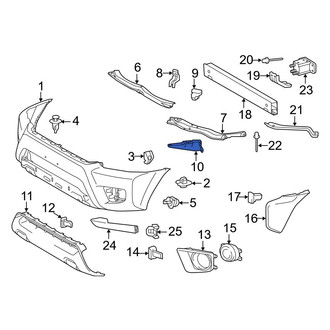 Toyota OE - Front Right Bumper Cover Bracket