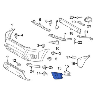 Toyota OE - Front Right Fog Light Trim