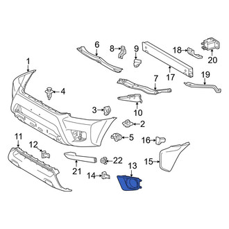 Toyota OE - Front Left Fog Light Trim