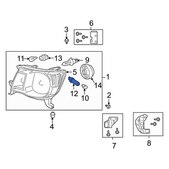 Toyota OE - Front Turn Signal Light Socket
