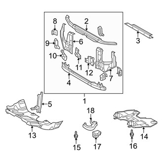Toyota OE - Radiator Support