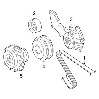 Toyota OE - Cooling - Belts & Pulleys (2.7L)