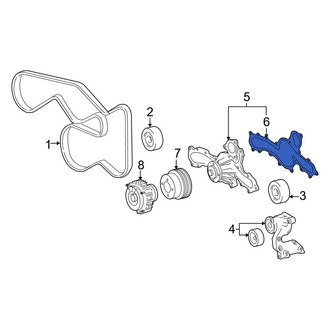 Toyota OE - Engine Water Pump Gasket