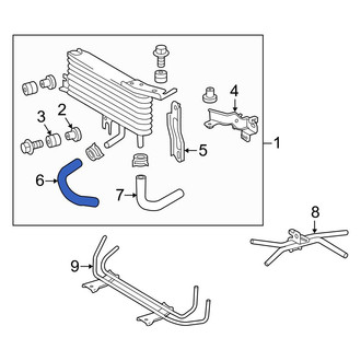 Toyota OE - Automatic Transmission Oil Cooler Hose