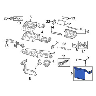 Toyota OE - A/C Evaporator Core