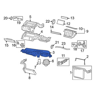 Toyota OE - Lower HVAC Unit Case