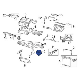 Toyota OE - HVAC Blower Motor Assembly