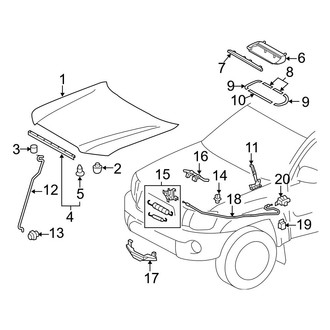 Toyota OE - Hood & Components