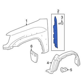 Toyota OE - Front Left Fender Protection Film
