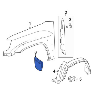 Toyota OE - Front Fender Liner Extension
