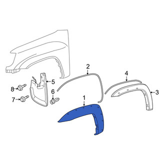 Toyota OE - Front Right Forward Fender Flare