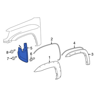 Toyota OE - Front Right Mud Flap