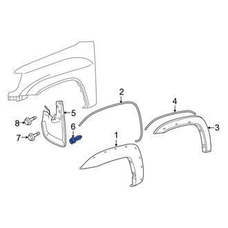 Toyota OE - Trunk Trim Panel Clip