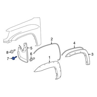 Toyota OE - Wheel Arch Flare Screw