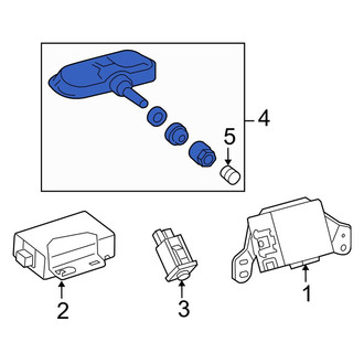 Toyota OE - Tire Pressure Monitoring System (TPMS) Sensor