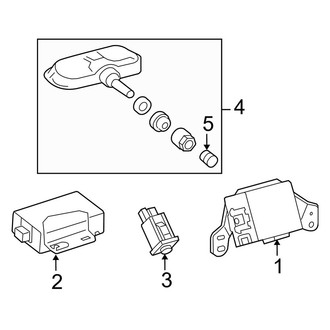 Toyota OE - Electrical - Tire Pressure Monitor Components (Base / Pre Runner / X-Runner)