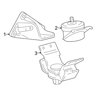 Toyota OE - Engine & Transmission Mounting (4.0L)