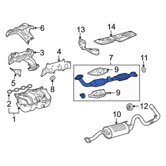 Toyota OE - Catalytic Converter