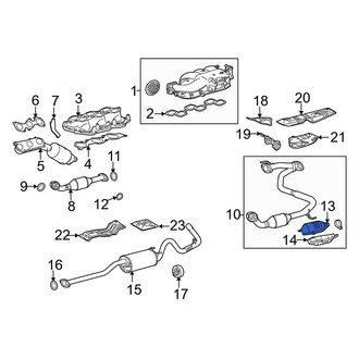 Toyota OE - Upper Catalytic Converter Heat Shield