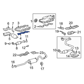Toyota OE - Left Lower Engine Intake Manifold Gasket