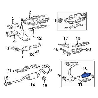 Toyota OE - Upper Catalytic Converter Heat Shield