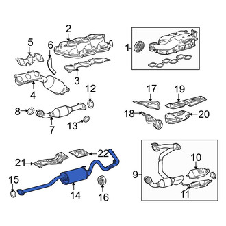 Toyota OE - Exhaust Muffler