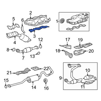 Toyota OE - Fuel Injection Plenum Gasket