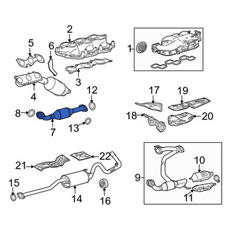 Toyota OE - Right Catalytic Converter