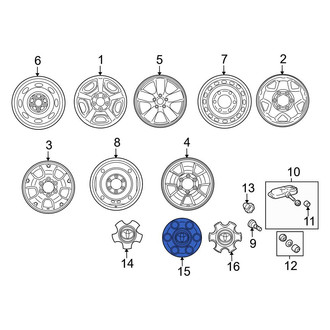 Toyota OE - Wheel Cap