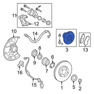 Toyota OE - Front Wheel Hub