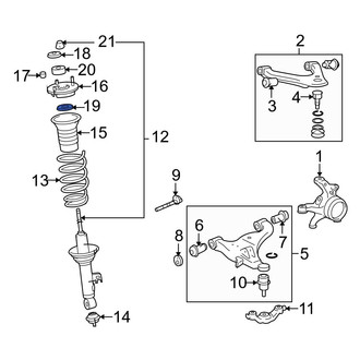Toyota OE - Lower Suspension Strut Mount Washer