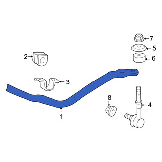 Toyota OE - Front Suspension Stabilizer Bar