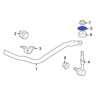 Toyota OE - Outer Suspension Shock Absorber Mount Washer