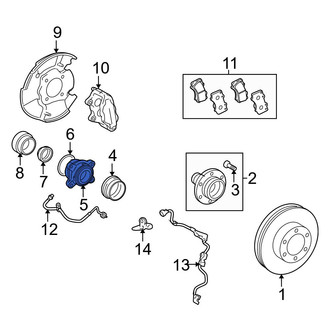 Toyota OE - Front Left Wheel Bearing