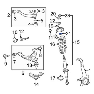 Toyota OE - Lower Suspension Strut Mount Washer