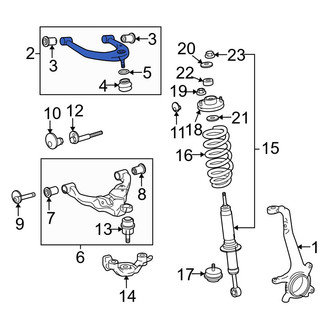 Toyota OE - Front Left Upper Suspension Control Arm