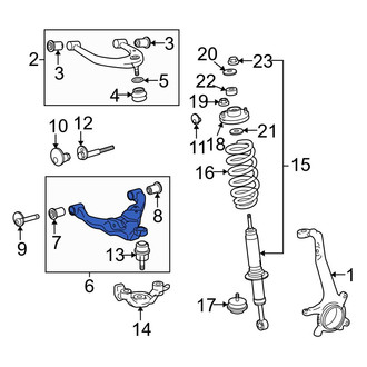 Toyota OE - Front Left Lower Suspension Control Arm