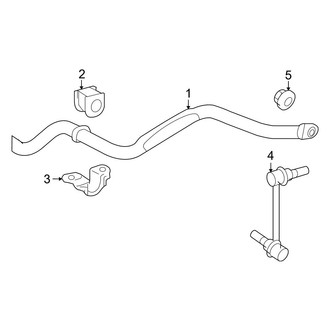 Toyota OE - Front Suspension - Stabilizer Bar & Components (Pre Runner)