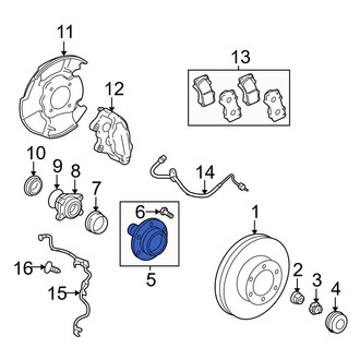 Toyota OE - Front Wheel Hub