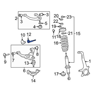 Toyota OE - Front Inner Alignment Camber Adjusting Eccentric
