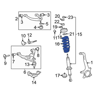 Toyota OE - Front Right Coil Spring